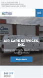 Mobile Screenshot of aircareservicesinc.com
